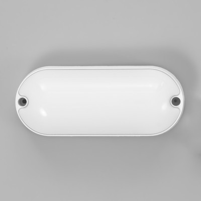 Светильник "Овал" LED 10Вт IP65 белый 6,8х6,8х17 см