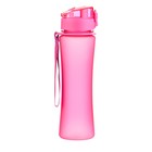 Бутылка для воды, с поильником, 600 мл, розовая - Фото 3