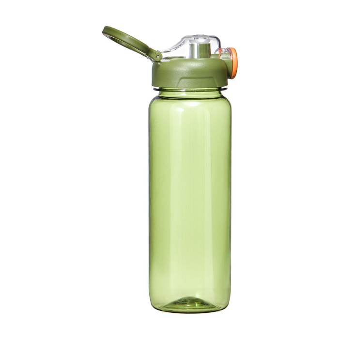 Бутылка для воды, 800 мл, зеленая
