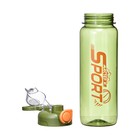 Бутылка для воды SPORT, 800 мл, с поильником, зеленая - Фото 4