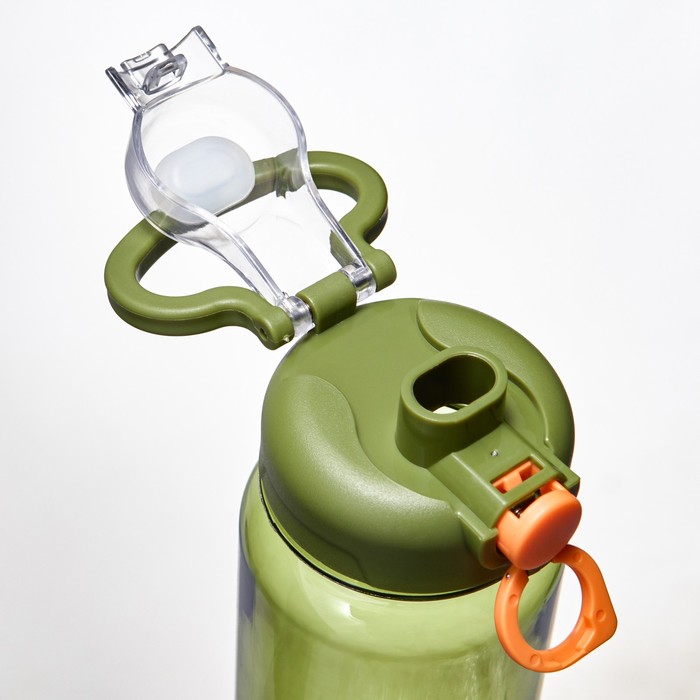 Бутылка для воды "Движение - жизнь", 800 мл, зеленая
