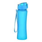 Бутылка для воды, 600 мл, SPORT, 600 мл, с поильником, голубая - Фото 3