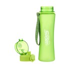 Бутылка для воды SPORT, 600 мл, с поильником, зеленая - Фото 4
