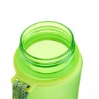 Бутылка для воды, 600 мл, SPORT, 600 мл, с поильником, зеленая - Фото 6