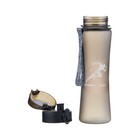 Бутылка для воды, 600 мл, "Движение - жизнь", с поильником, черная - Фото 4