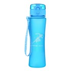 Бутылка для воды, 600 мл, "Движение - жизнь", с поильником, голубая - Фото 2