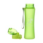 Бутылка для воды, 600 мл, "Движение - жизнь", с поильником, зеленая - Фото 4