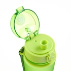 Бутылка для воды, 600 мл, "Движение - жизнь", с поильником, зеленая - Фото 5