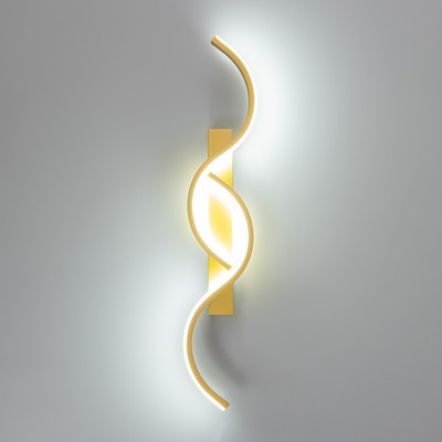 Бра «Сейша» LED 13 Вт 6000К золото 60×8 см