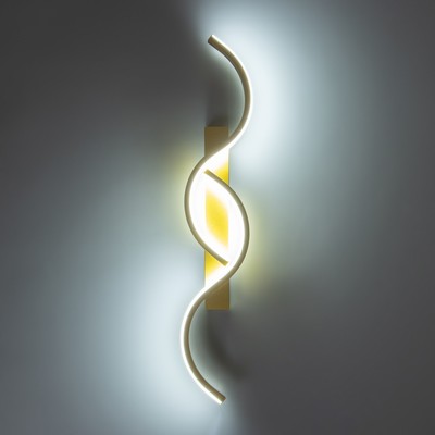 Бра «Сейша» LED 13 Вт 6000К золото 60×8 см