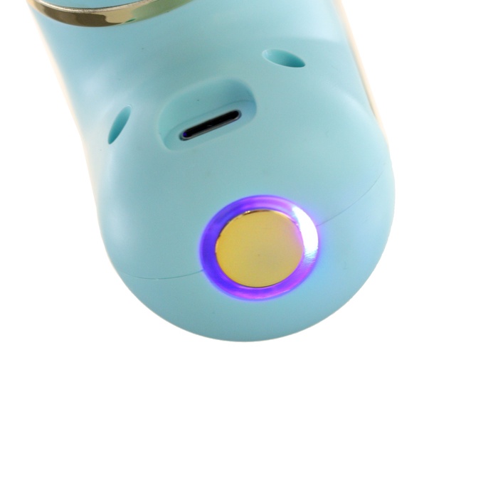 Массажёр для тела LEM-54, перкуссионный, 4 режима, 1200 мА/ч, голубой - фото 51924831