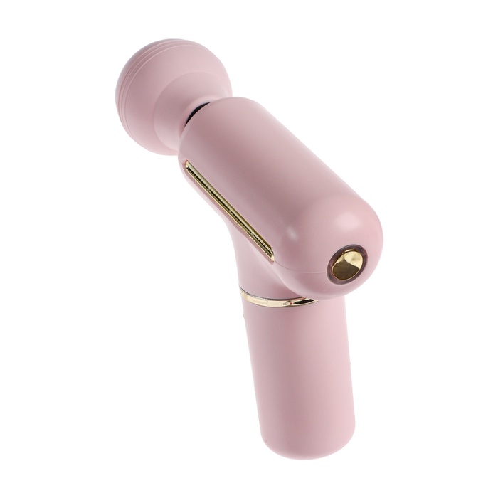 Массажёр для тела LEM-54, перкуссионный, 4 режима, 1200 мА/ч, розовый - фото 51924834