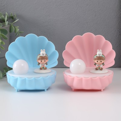 Фигурка светящаяся «Малыш в ракушке», 11.5×10×11.5 см, МИКС