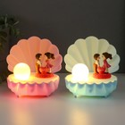 Фигурка светящаяся «Парочка в ракушке», 11.5×10×11.5 см, МИКС - Фото 2