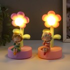 Фигурка светящаяся «Девочка под цветочком», 8×8×15 см, МИКС - Фото 2