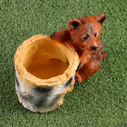 Фигурное кашпо "Медведь" 22х12х14см - фото 23924599