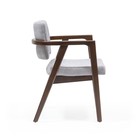 Кресло обеденное COZY MOOD, каркас бук, ткань полиэстер, цвет silver - Фото 2