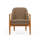 Кресло для гостиной WARM VIBES, каркас бук, ткань полиэстер, цвет olive khaki - Фото 4