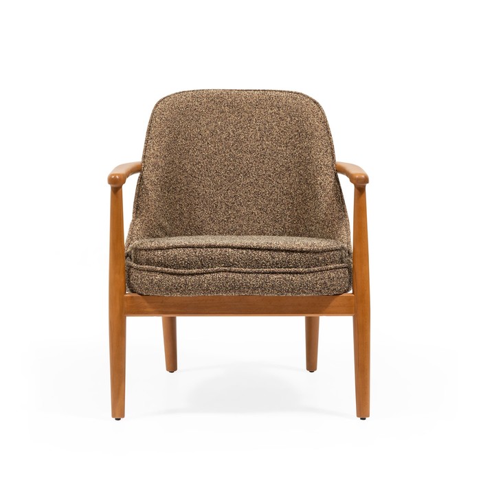 Кресло для гостиной WARM VIBES, каркас бук, ткань полиэстер, цвет olive khaki - фото 1909575649