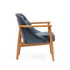Кресло для гостиной AESTHETICS, каркас бук, ткань полиэстер, цвет dark azure - Фото 2