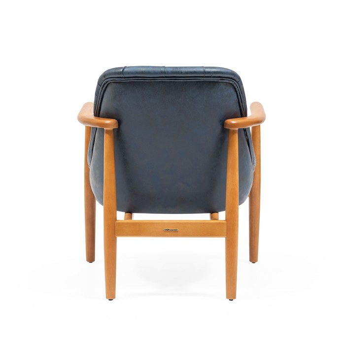 Кресло для гостиной AESTHETICS, каркас бук, ткань полиэстер, цвет dark azure - фото 1909575652