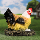 Садовая фигура "Курица на гнезде" 32х38х38см - фото 12166960