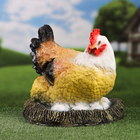 Садовая фигура "Курица на гнезде" 32х38х38см - Фото 2