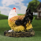 Садовая фигура "Курица на гнезде" 32х38х38см - Фото 4