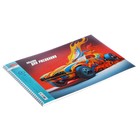 Альбом для рисования А4, 24 листа на гребне "Динамичные авто", обложка металлизированный картон, выборочный лак, МИКС - Фото 8