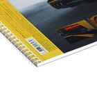 Альбом для рисования А4, 24 листа на гребне YELLOWsupercar, обложка металлизированный картон, выборочный лак, МИКС - фото 23907070