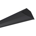 Алюминиевый профиль Apeyron, 28.5х10.4 мм, встраиваемый, 2 м, черный расс., аксессуары - фото 9476315