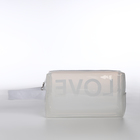Косметичка на молнии, цвет белый/прозрачный - фото 23861861