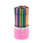 Фломастеры, 36 цветов, в пластиковом тубусе, вентилируемый колпачок, МИКС - Фото 2