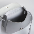 Сумка детская для девочки на магните, цвет серый - фото 23861919