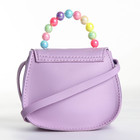 Сумка детская на магните, цвет сиреневый - фото 23861924