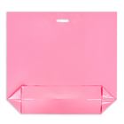 Пакет полиэтиленовый с вырубной ручкой, 64-60+8 60 мкм Розовый - Фото 2