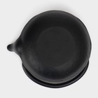 Чайник чугунный, 600 мл, с ситом, эмалированное покрытие внутри, цвет чёрный - фото 9476404