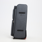 Чемодан большой 95 л (L), отдел на молнии, с расширением, кодовый замок, 3 колеса, 2 наружных кармана, серый - Фото 3