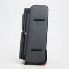 Чемодан большой 95 л (L), отдел на молнии, с расширением, кодовый замок, 3 колеса, 2 наружных кармана, серый - Фото 4