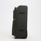 Чемодан большой 95 л (L), с расширением, кодовый замок, 3 колеса, 2 наружных кармана, хаки - Фото 4