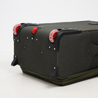 Чемодан большой 95 л (L), с расширением, кодовый замок, 3 колеса, 2 наружных кармана, хаки - Фото 8