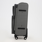 Чемодан малый 24" на молнии, кодовый замок, с расширением, цвет серый - фото 23875255