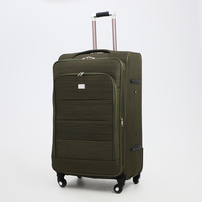 Чемодан большой 95 л (L), отдел на молнии, с расширением, кодовый замок, 4 колеса, наружный карман, хаки