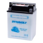 Аккумулятор Dynavolt DB14A-A2, 12V, DRY, прямая, 160 A, 134 х 89 х 176 - Фото 2