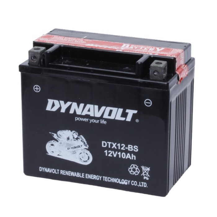 Аккумулятор Dynavolt DTX12-BS, 12V, AGM, прямая, 160 A, 150 х 87 х 130 - Фото 1