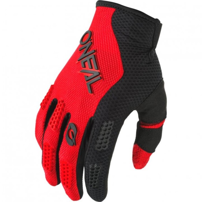 Перчатки эндуро-мотокросс O'Neal Element V.24, мужские, размер M, красные, чёрные - Фото 1