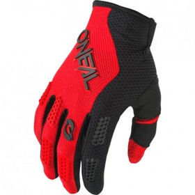 Перчатки эндуро-мотокросс O'Neal Element V.24, мужские, размер S, красные, чёрные