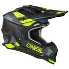Шлем кроссовый O'Neal 2Series Spyde V.23, ABS, матовый,  серый/желтый, M - Фото 1