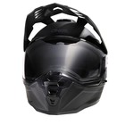 Шлем кроссовый со стеклом O'Neal D-SRS Solid V24, ABS, матовый, черный, S - Фото 4