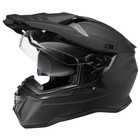 Шлем кроссовый со стеклом O'Neal D-SRS Solid V24, ABS, матовый, черный, L - Фото 4